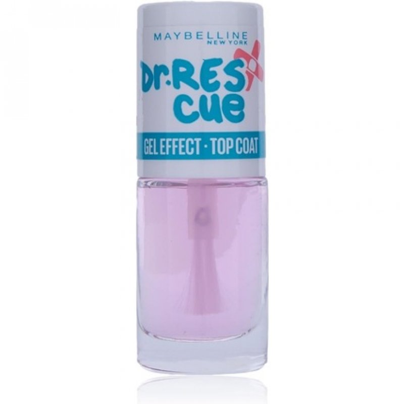 Maybelline Dr. Rescue Color Protect Nail Top Coats Transparent/Rose