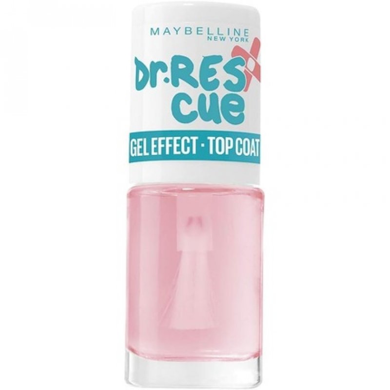 Maybelline Dr. Rescue Color Protect Nail Top Coats Transparent/Rose
