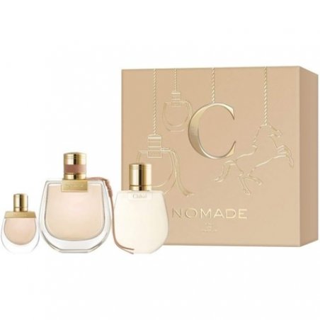 Chloé Nomade Giftset Eau de parfum spray 75ml Eau de parfum bag spray 5ml body lotion 100ml