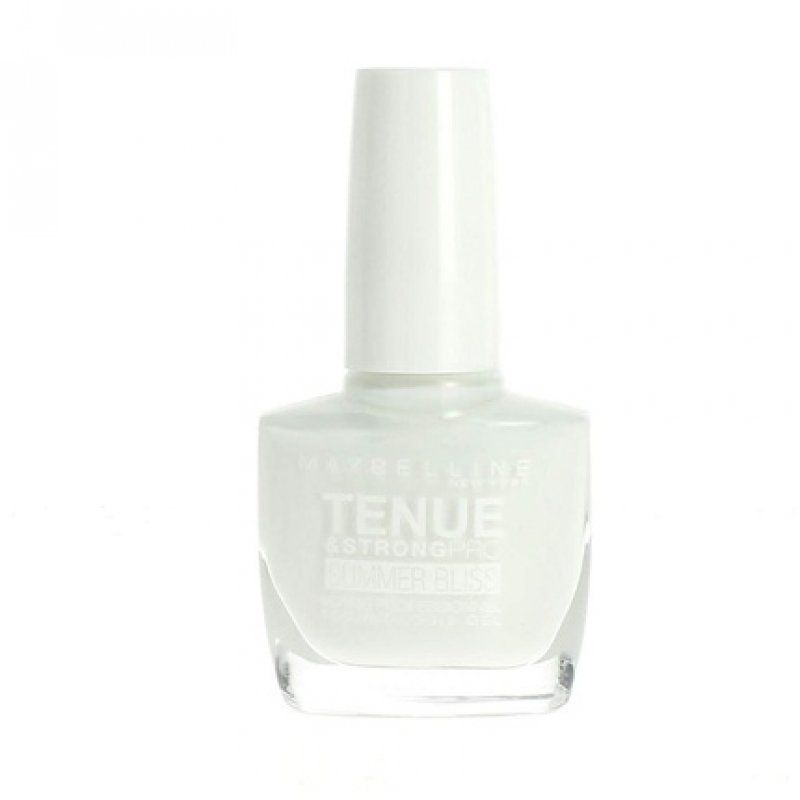 Gemey Maybelline Tenue & Strong Pro Summer Nail Polish 871 White Sail 10ml