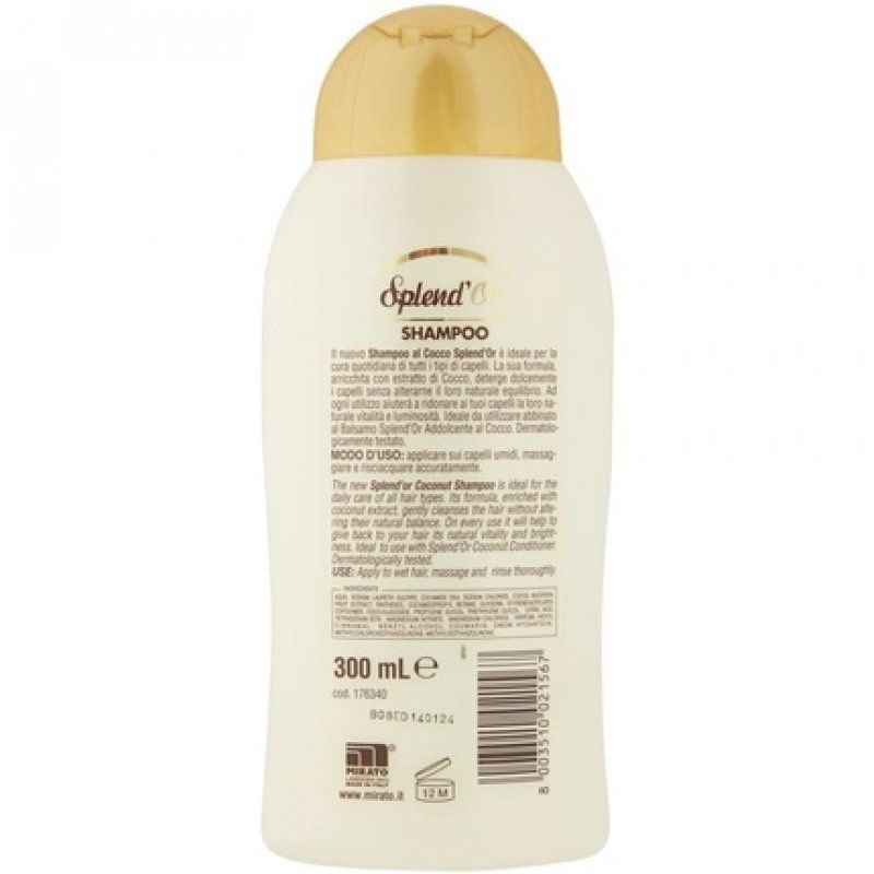 Splend' Or Softening Coconut Shampoo 300ml