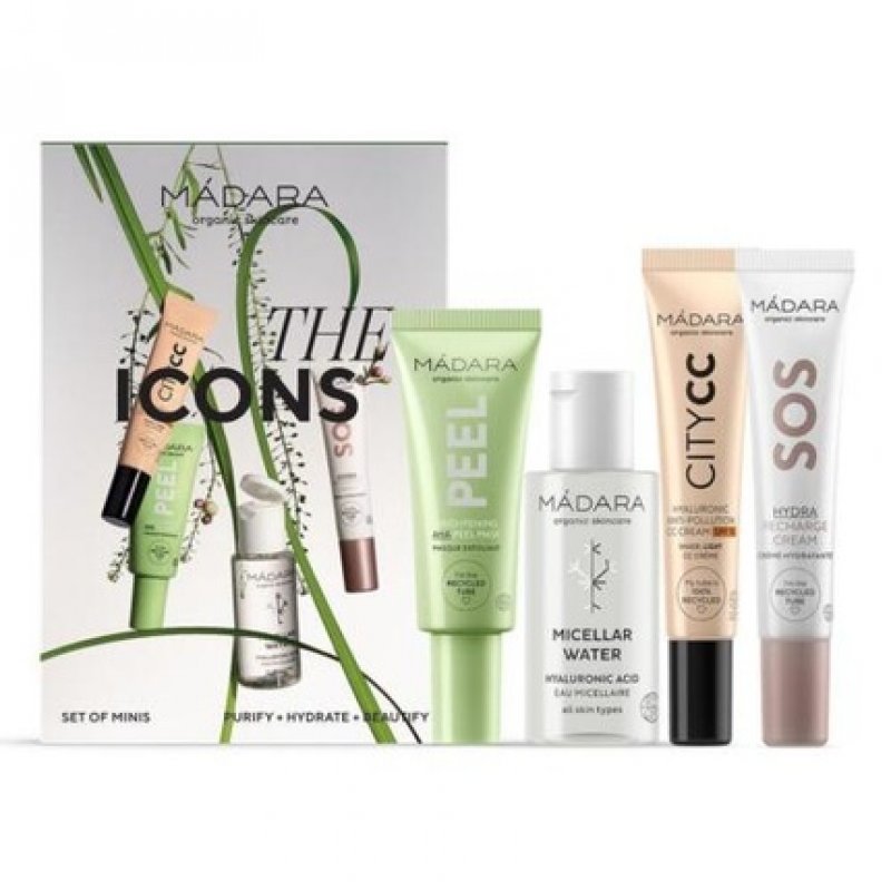 Madara Organic Natural The Icons Set Light Facial Skincare Gift Set