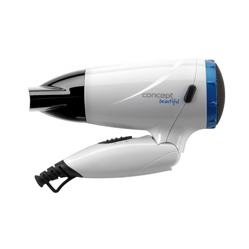 Concept Household Beautiful VV5741 Hair Dryer 1500W with Folding Handle Blue