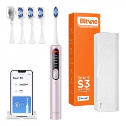 Sonic toothbrush with app, tips set and travel etui S2 (white)