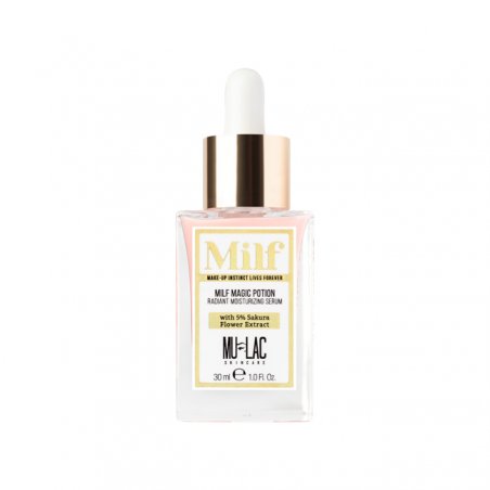 Mulac Cosmetics MILF MAGIC POTION Moisturizing Brightening Face Serum with 5% Sakura Flowers Extract 30ml