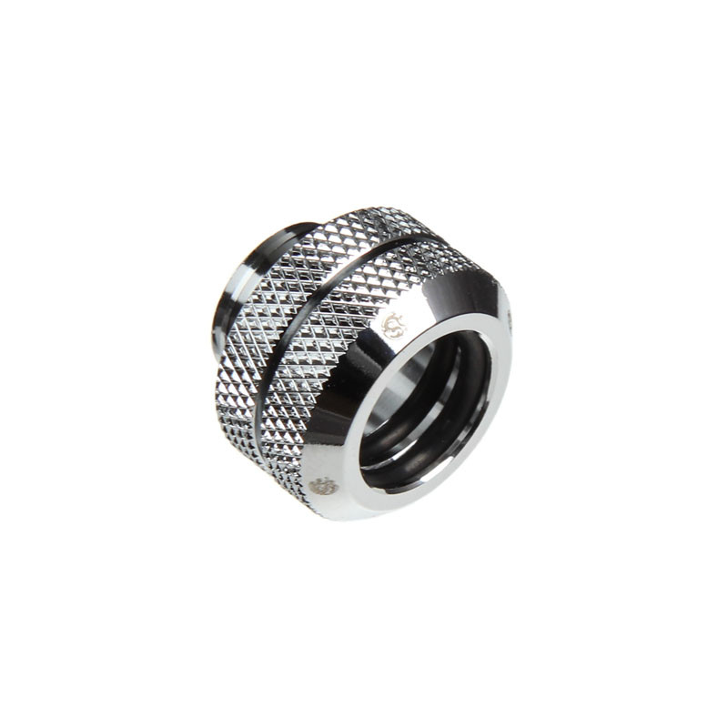 Bitspower Multi-Link Adapter Anschluss gerade G1/4 Zoll AG auf 12mm AD Hardtube - silber glänzend