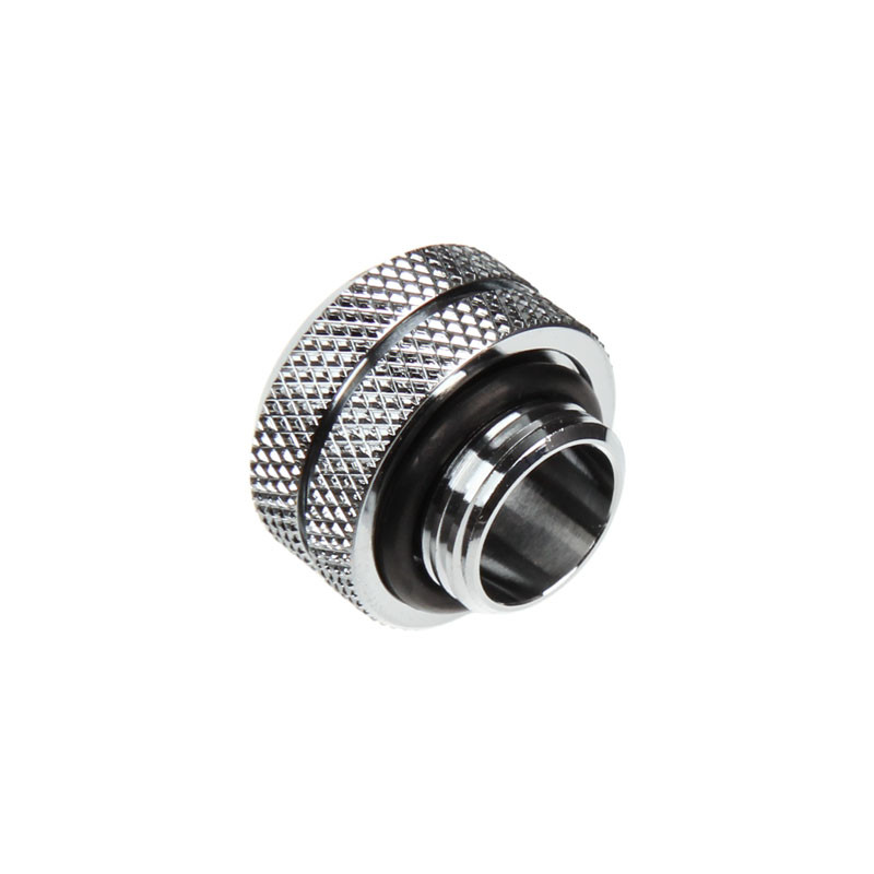 Bitspower Multi-Link Adapter Anschluss gerade G1/4 Zoll AG auf 12mm AD Hardtube - silber glänzend