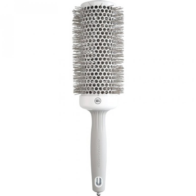 Olivia Garden Expert Blowout Speed White and Grey Hairbrush 55mm