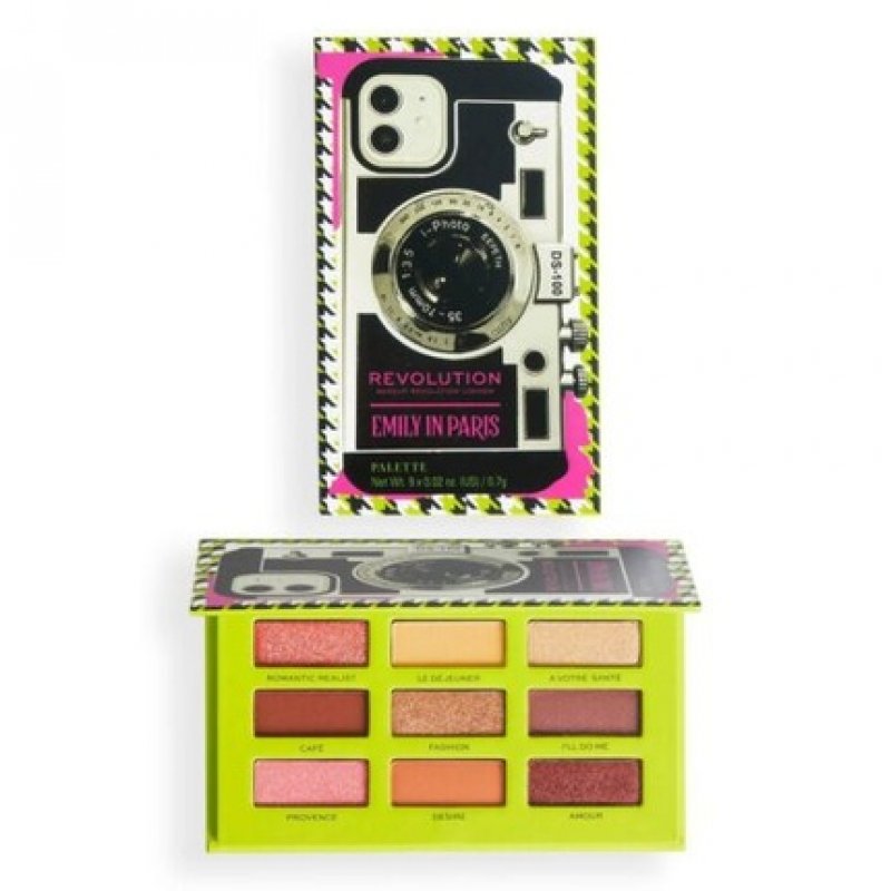 Makeup Revolution X Emily In Paris Camera Queen Eyeshadow Palette New Authentic