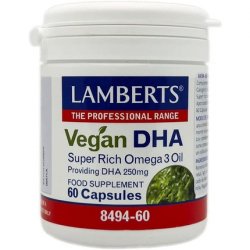 Lamberts Vegan DHA 250mg 60 Capsules