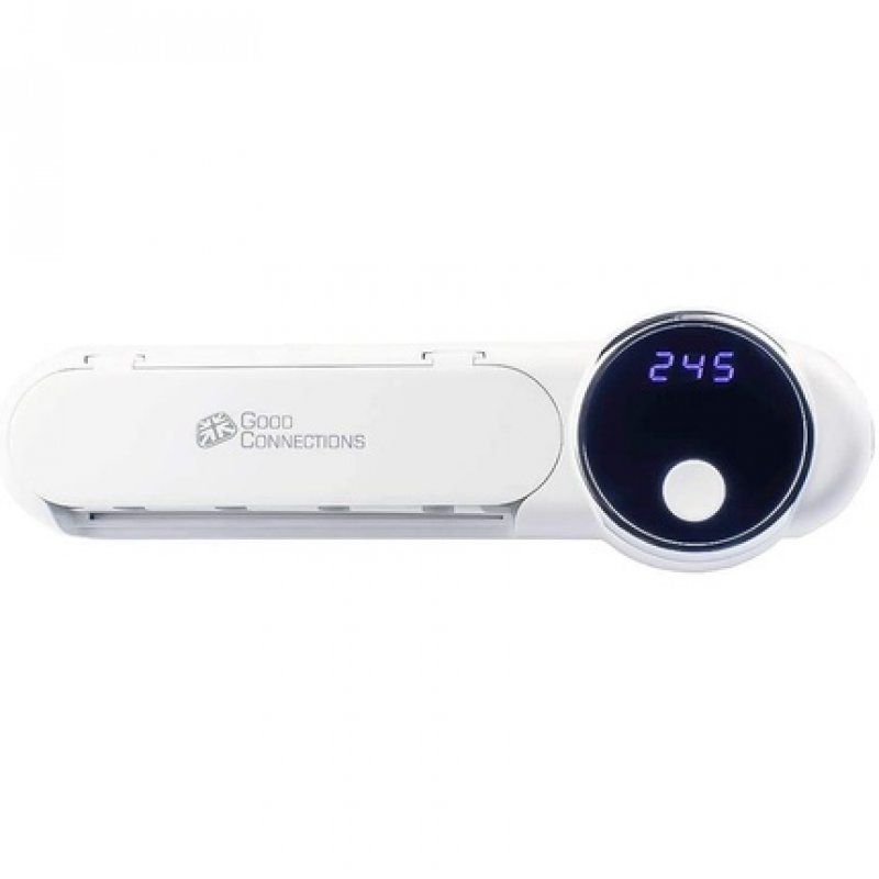 Good Connections UV-C Toothbrush Sanitizer for Four Electric/Manual Toothbrushes White 22.5 x 4.2 x 6.7 cm