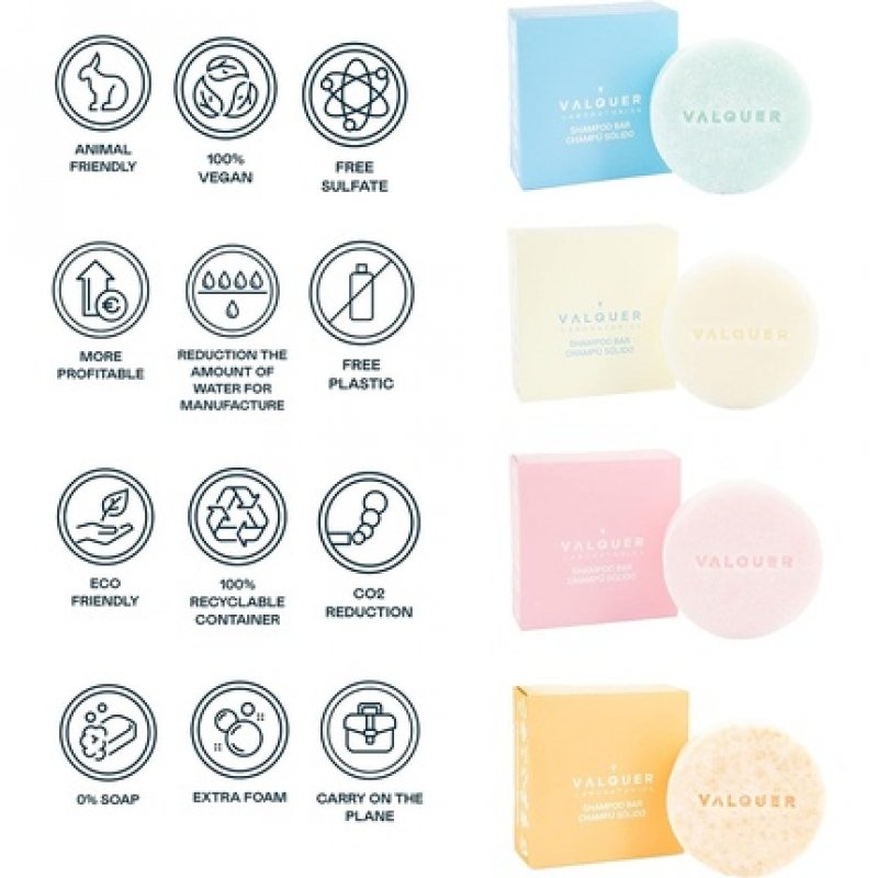 Valquer Sky Solid Shampoo for Oily Hair 50g