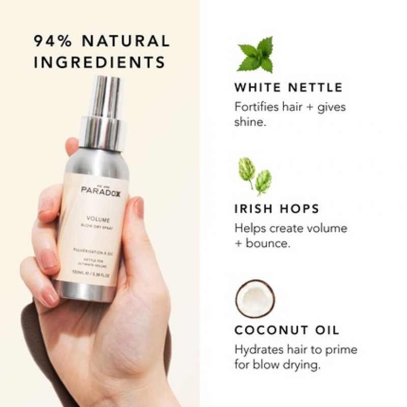 WE ARE PARADOXX Climax Natural Hair Volume Tonic 100ml 94 Natural Plastic Free Sustainable Vegan Sulfate Free Cruelty