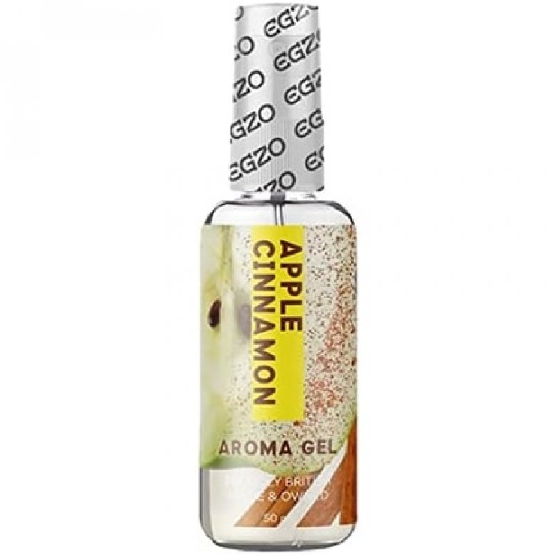 EGZO Aroma Gel Apple Cinnamon Water-Based Flavored Lubricant for Delicious Oral Sex 50ml