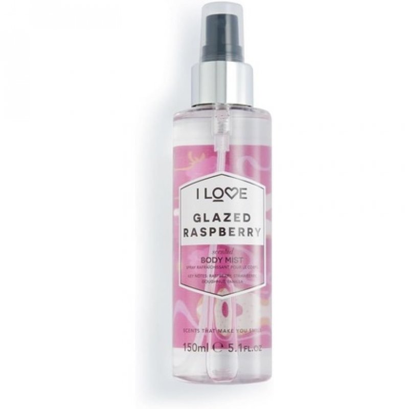 I Love Signature Glazed Raspberry Long Lasting Fast Drying Non Sticky Body Mist for Her 150ml