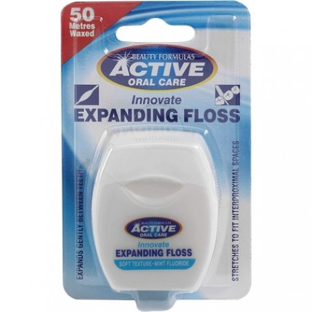 Active Oral Care Innovate Expanding Floss Mint Fluoride 50 Metres Waxed