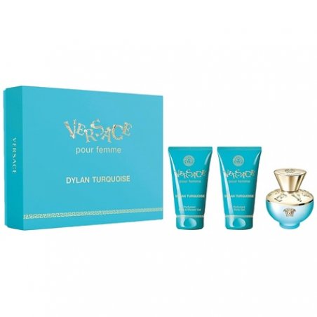 Versace Dylan Turquoise EDT Women Gift Set 1.7oz Spray - Pack of 3