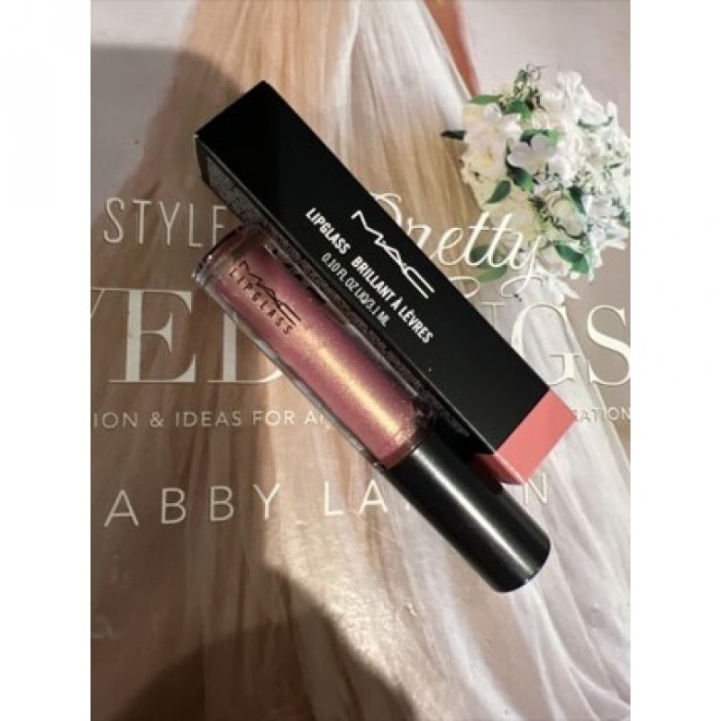 MAC Cosmetics Lipglass 303 Nymphette 0.10 oz - Authentic