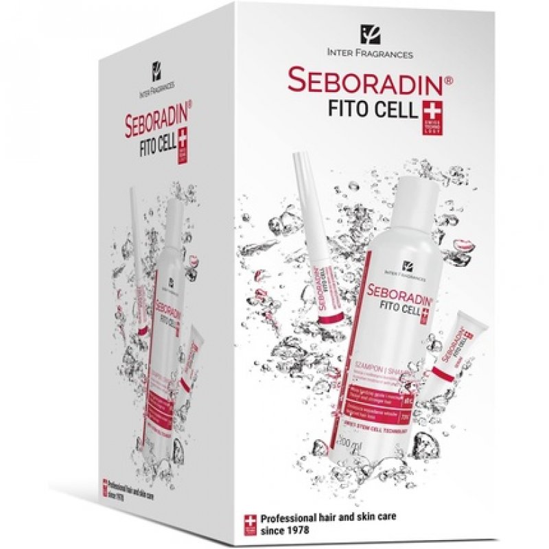 Seboradin Fito Cell 3-in-1 Shampoo Hair Serum Eyebrow and Eyelash Serum Hair Care Kit for Women Men Treatment for
