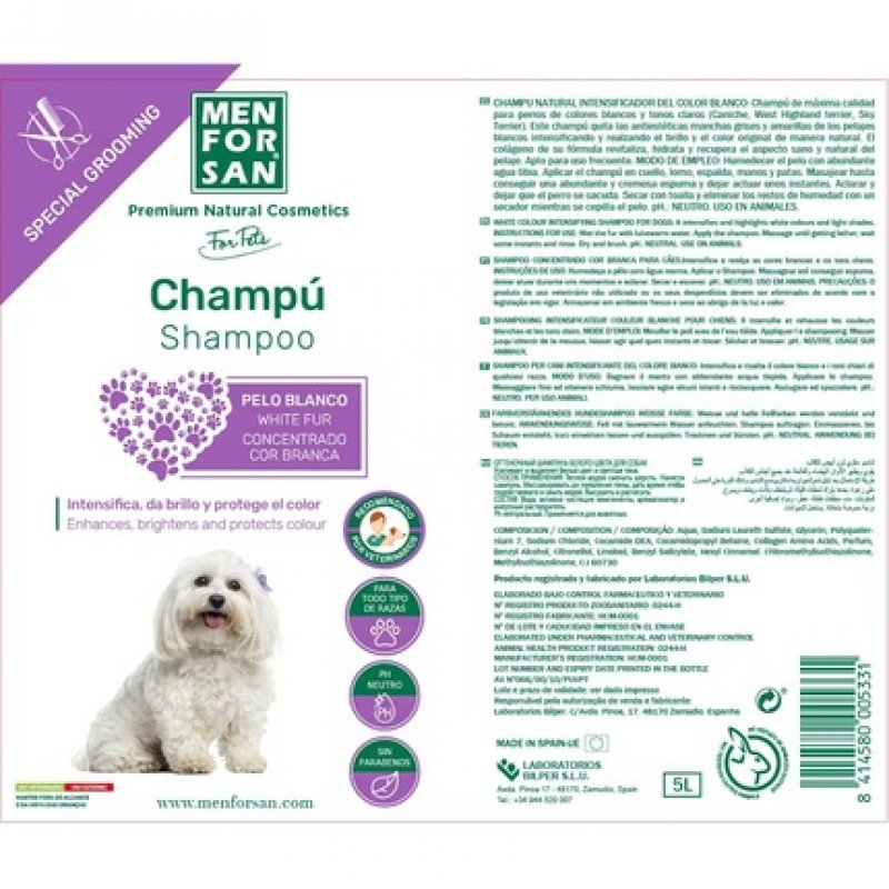 Menforsan White Hair Shampoo 5000ml