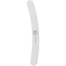 T4B ILU Banana Nail File for Natural Nails Double-Sided Curved High Quality 100/180 Grit
