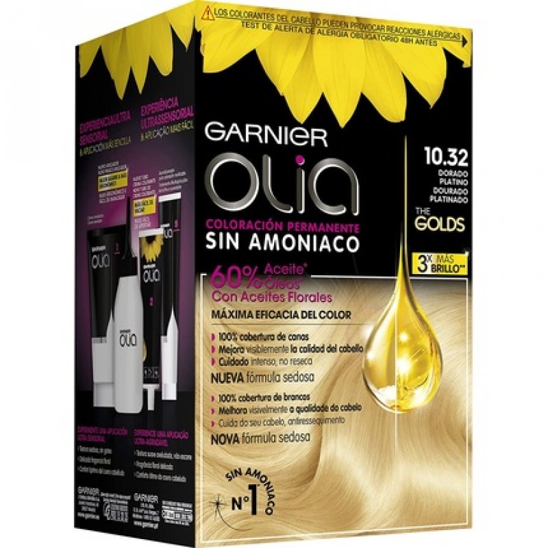 Olia N.10.32 Gold Hair Color