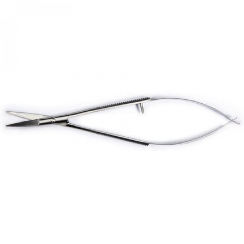 Andreia Professional Spring Scissors Stainless Steel Curved Nail Scissors for Pedicure Manicure and Nail Art