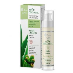 Barbary and Aloe Vera Night Cream Anti-Aging Moisturizer Aloe Organic 50ml