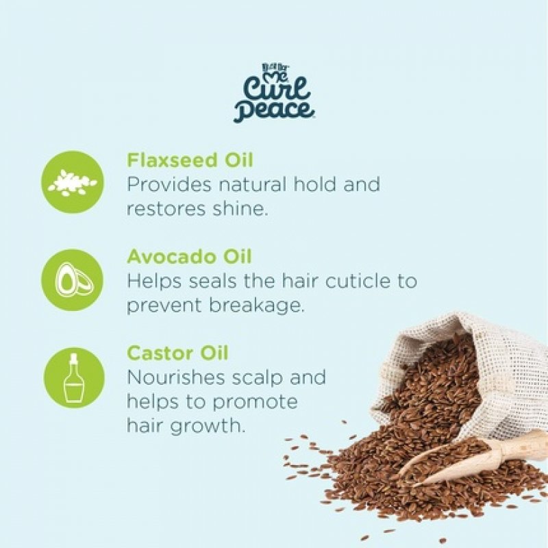 Just for Me Curl Peace Braiding & Twisting Grip Glaze 5.5oz - Hair Nourishment and Frizz Reduction