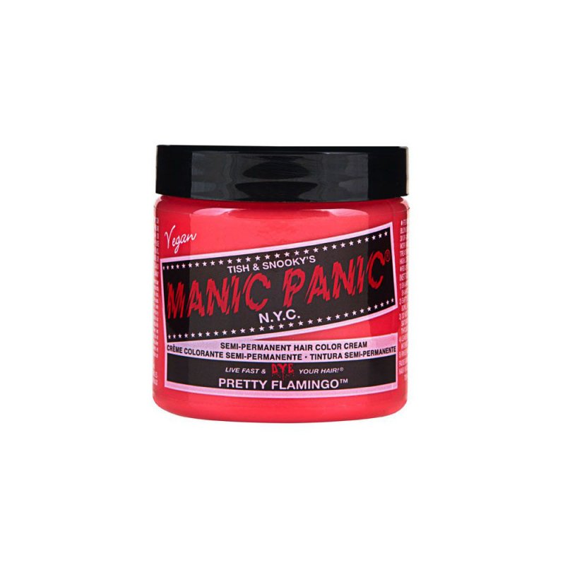 Manic Panic Cotton Candy Pink Classic Hot Pink Hair Colour Pretty Flamingo 118ml - Pack of 3