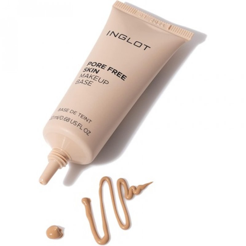 Inglot Pore Free Skin Makeup Base Reduces Visibility of Pores Velvety Smooth Complexion Extends Durability of Makeup