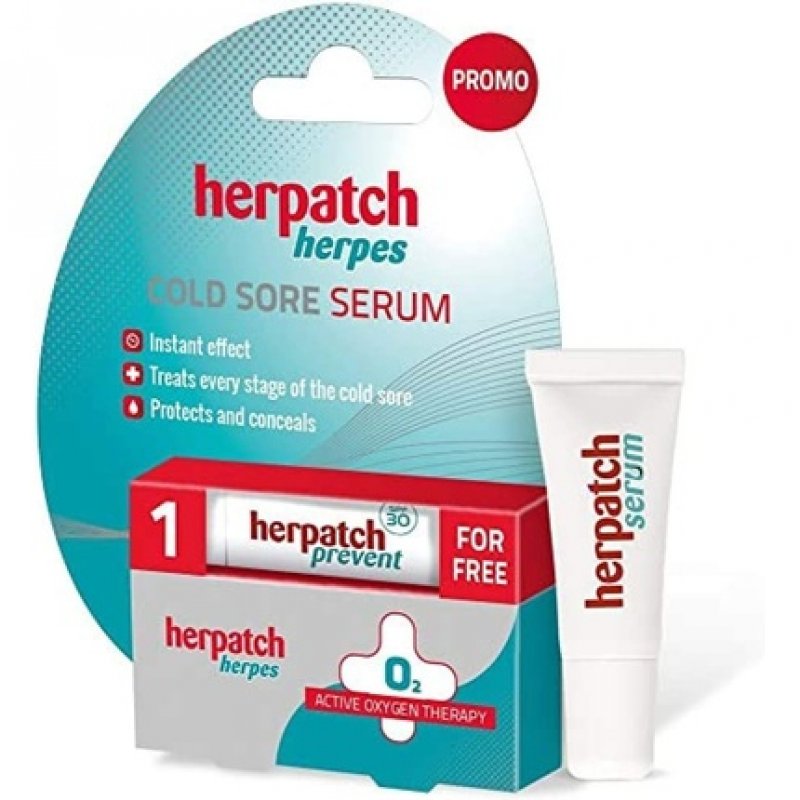 Herpatch Cold Sore Treatment Serum - Treat and Prevent Cold Sores - Heals in 24 Hours - Relieves Pain, Reduces Swelling