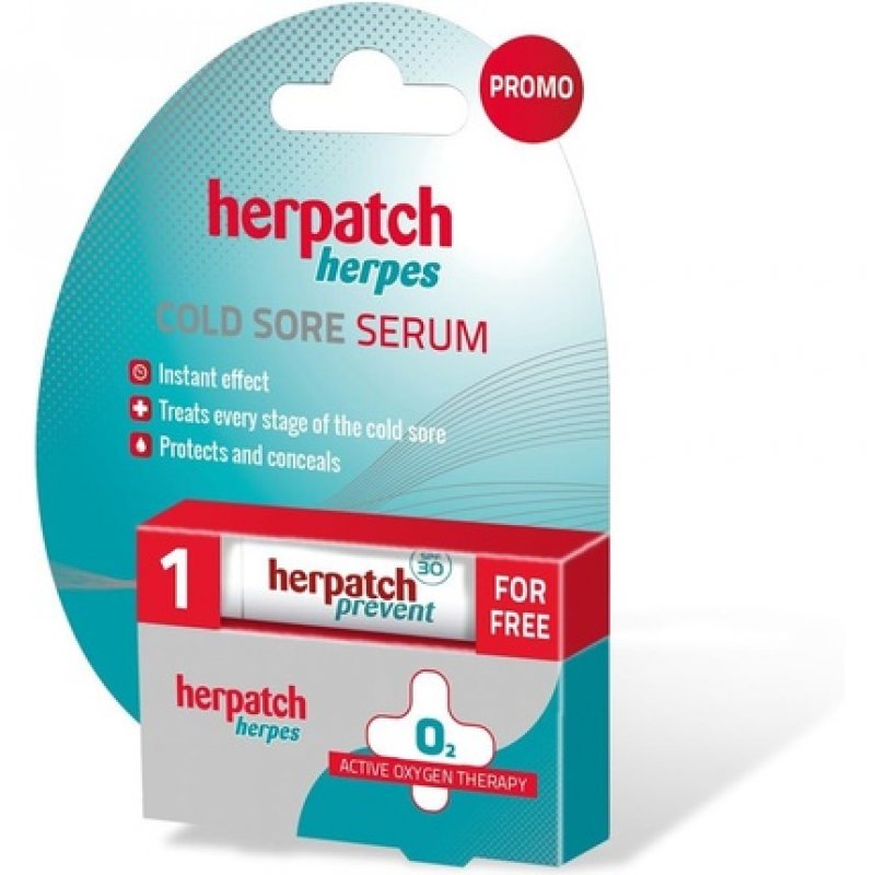 Herpatch Cold Sore Treatment Serum - Treat and Prevent Cold Sores - Heals in 24 Hours - Relieves Pain, Reduces Swelling