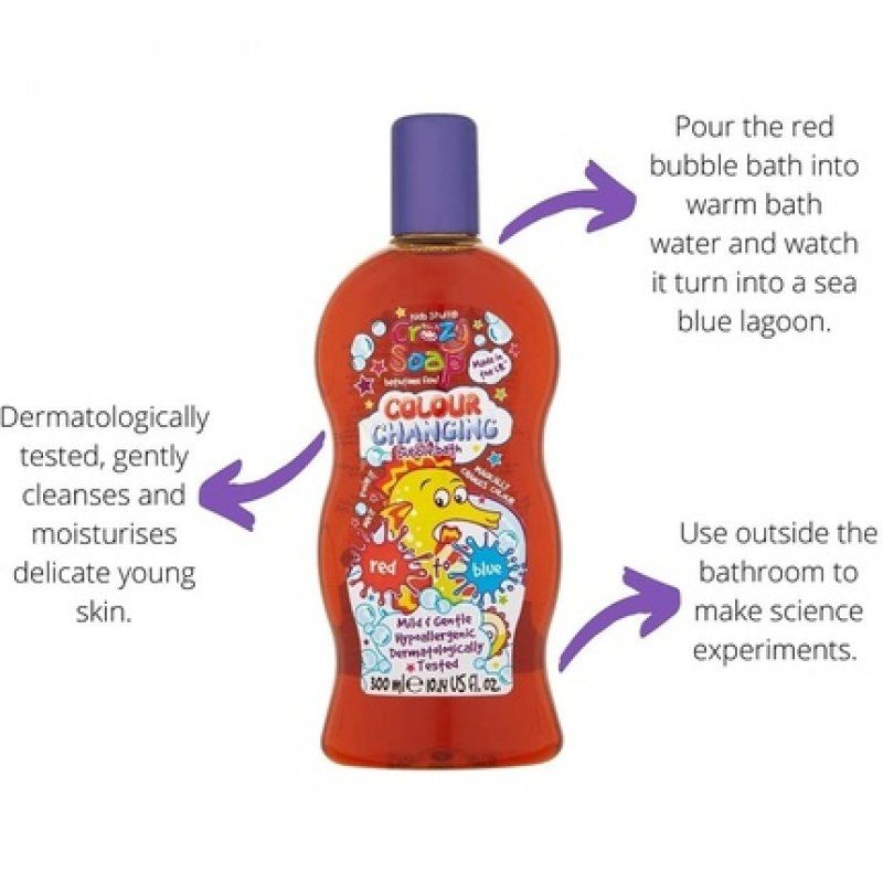 Kids Stuff Crazy Soap Color Changing Foam Bath 300ml Sparkling Unicorn