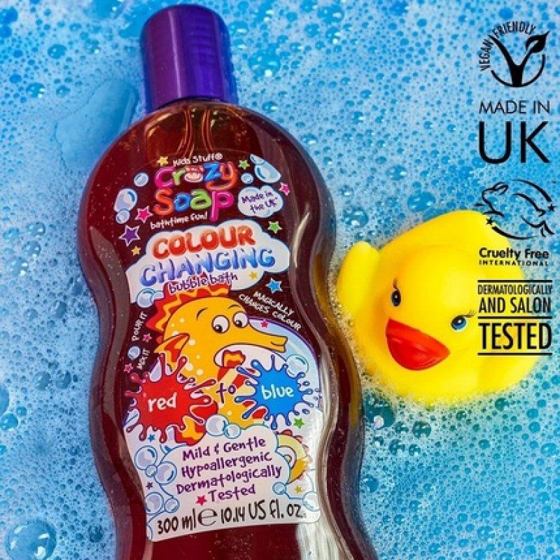 Kids Stuff Crazy Soap Color Changing Foam Bath 300ml Sparkling Unicorn