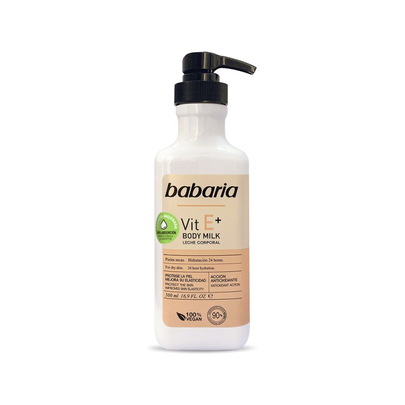 Babaria Vit E body milk lait pour le corps 500 ml