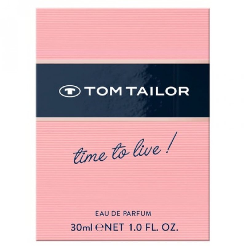 Tom Tailor Women's Perfume Time to Live! 30ml - Fruity Feminine Eau de Parfum with Notes of Mandarin, Lemon & Sweet
