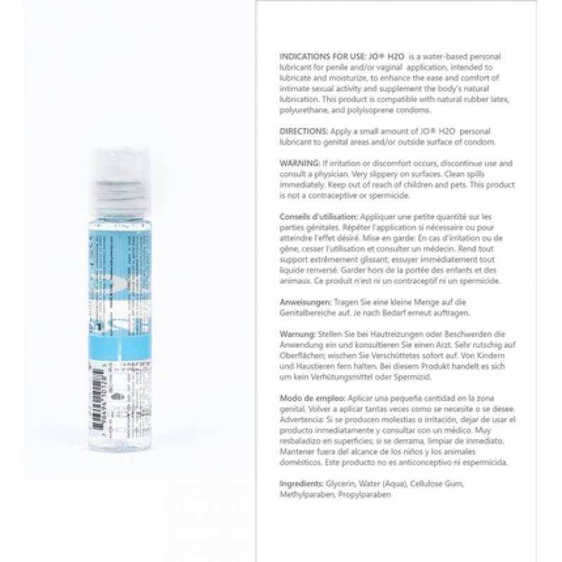 JO H20 Water-Based Lubricant 30ml
