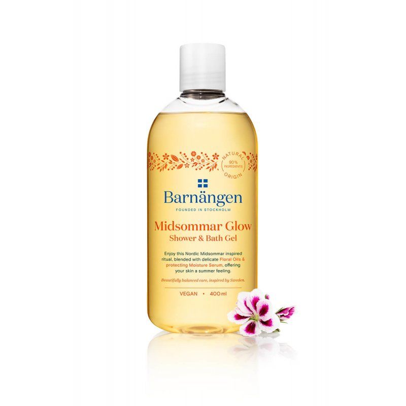 Barnängen Midsommar Glow 400 ml Gel douche Femmes Corps Fleur