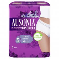Ausonia Discreet Briefs Pants M for Urine Loss - Pack of 9