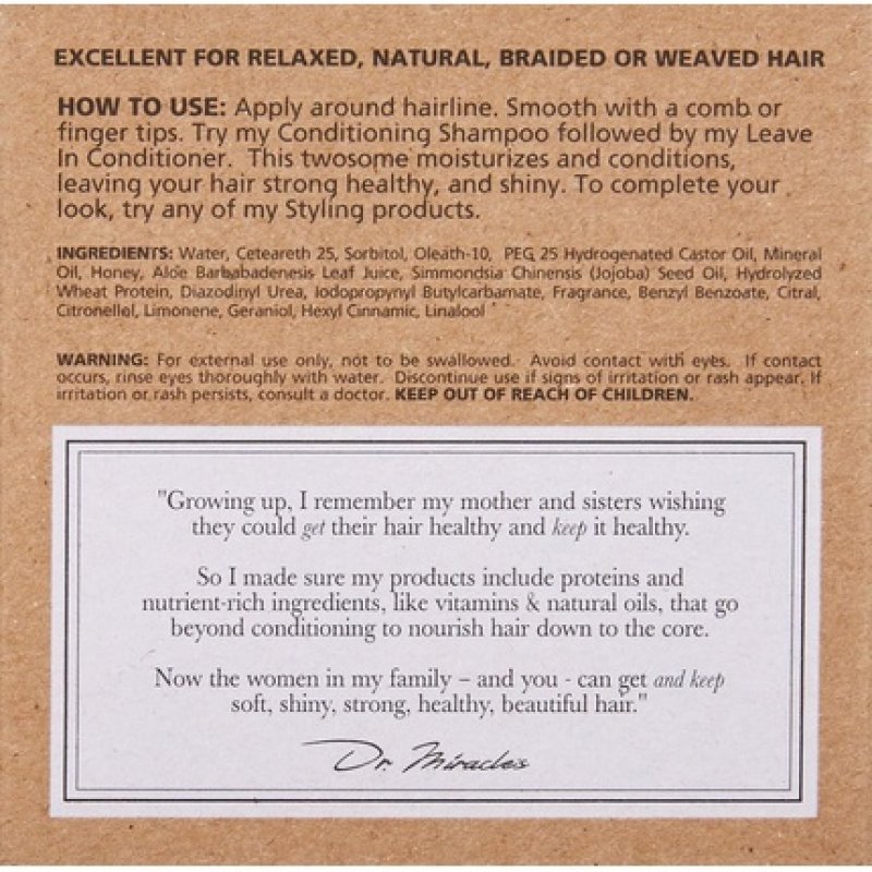 Dr. Miracle's Style Edge Holding Gel 59ml