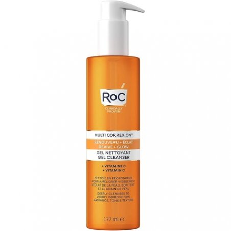 RoC Multi Correxion Revive Glow Gel Cleanser Invigorating Facial Cleanser with Vitamin C 177ml