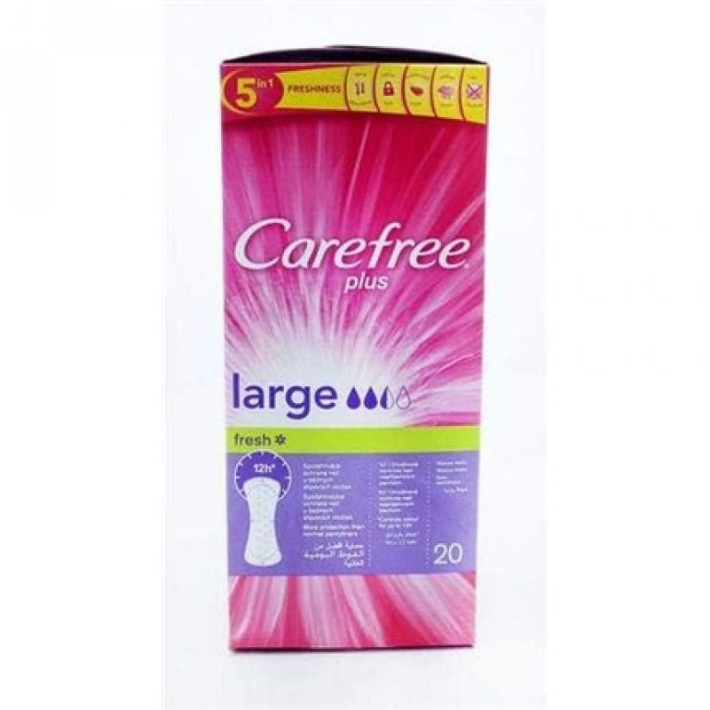 Carefree Plus Pantyliners Large Fresh