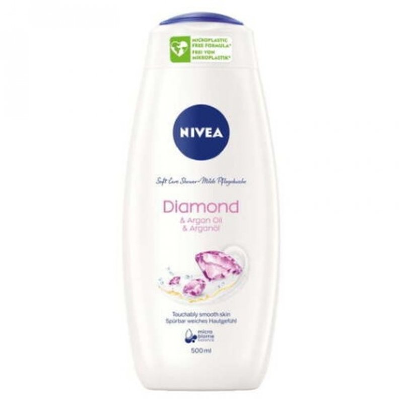 Nivea Diamond & Argan Oil 500ml - Shower Cream for Women