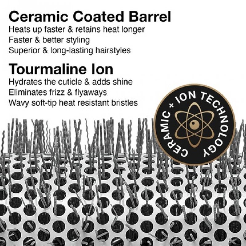 Olivia Garden Ceramic Ion Speed XL Extra-Long Barrel Hair Brush 1 Inch