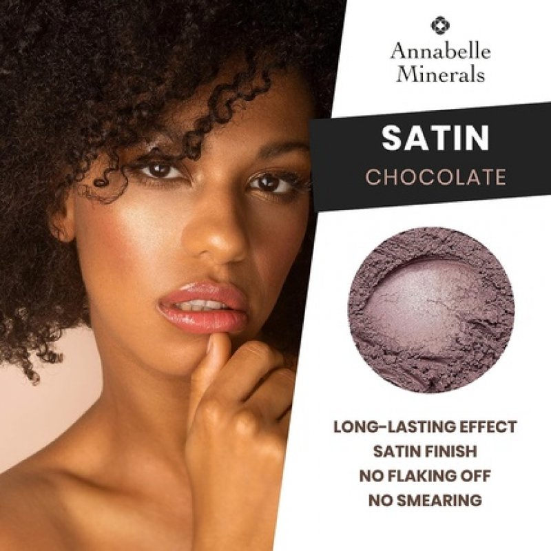 Annabelle Minerals Natural Mineral Eyeshadow Satin Finish Chocolate 3g