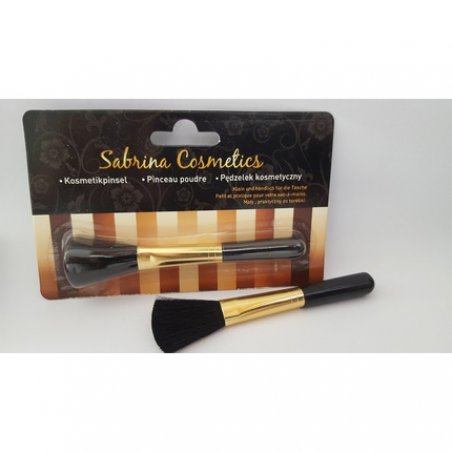 Makeup Brush Set on Blister - 13cm Powder Brush and Cosmetic Brushes