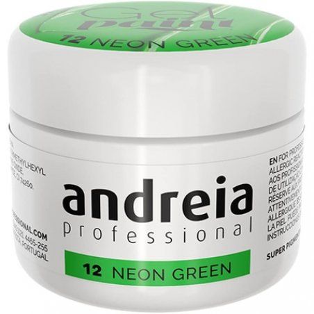 Andreia Professional Nail Art Design Gel Paint Pots Highly Pigmented Intense Colour No Flow High Viscosity UV Gel Paint