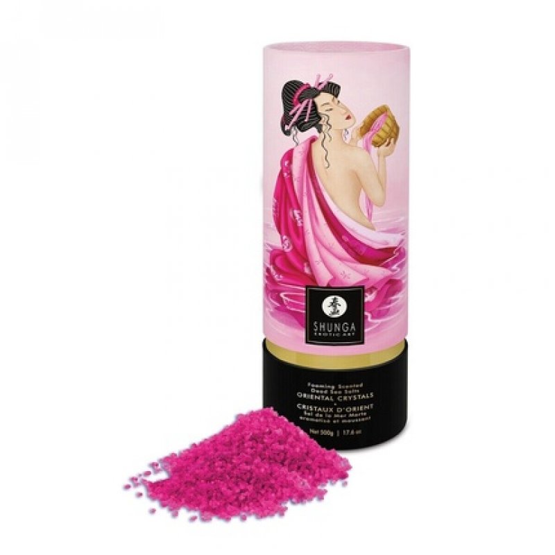 Organic Bath Crystals Dead Sea Salt Enchanting Aphrodisiac Scent