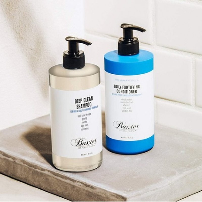 Baxter of California Deep Clean Shampoo Detoxifying and Purifying Thinning Hair Repair Sulfate Free 473ml